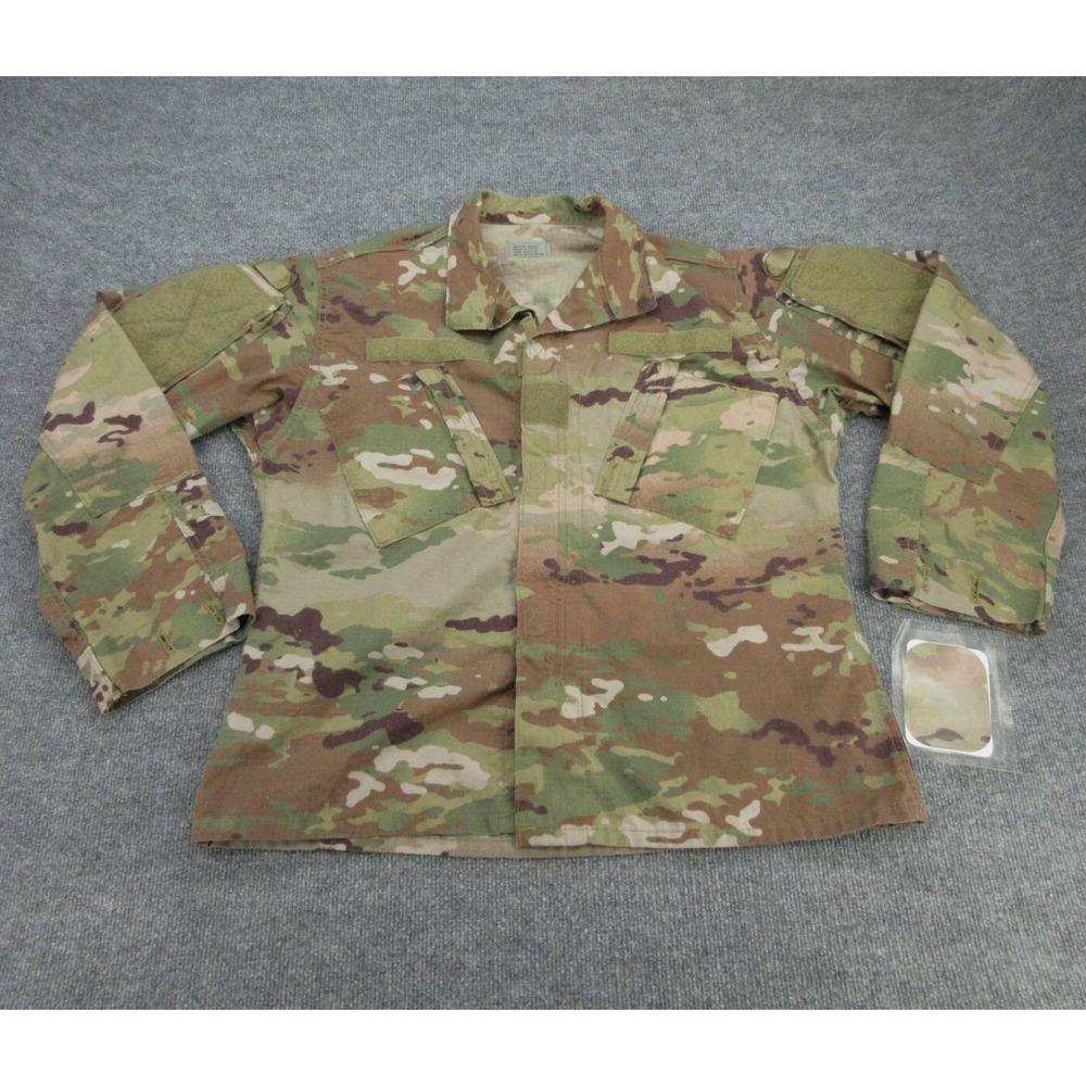 ReadyOne Industries Mens Army Combat Uniform OCP Camo Jacket Medium Short
